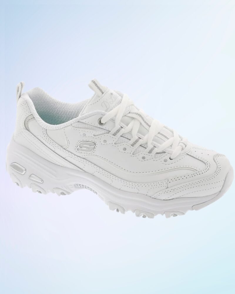 Skechers Women's D'lites Fresh Start Memory Foam Lace-up Sneaker