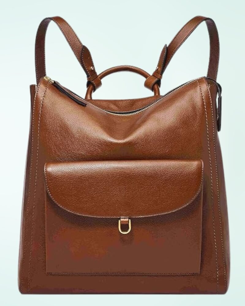 Fossil Women's Parker Leather Convertible Backpack Purse Handbag for Women - Image 2