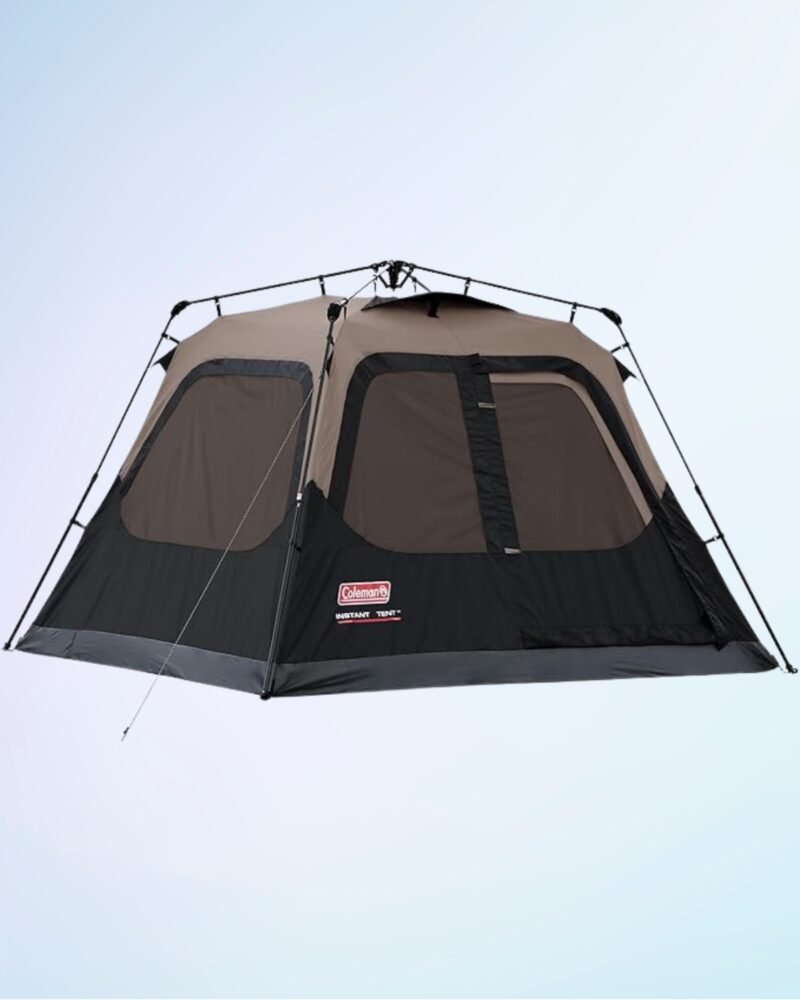 Coleman Cabin Tent with 1-Minute Setup, 4/6/8/10 Person Instant Tent