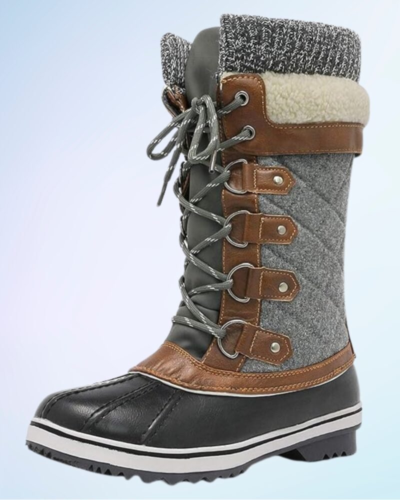 DREAM PAIRS Women's Mid-Calf Waterproof Winter Snow Boots MONTE_02 - Image 5