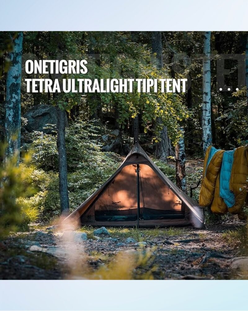 OneTigris Tetra Ultralight Tent, Upgraded, 1-2 Person, Waterproof, 3 Season - Image 4