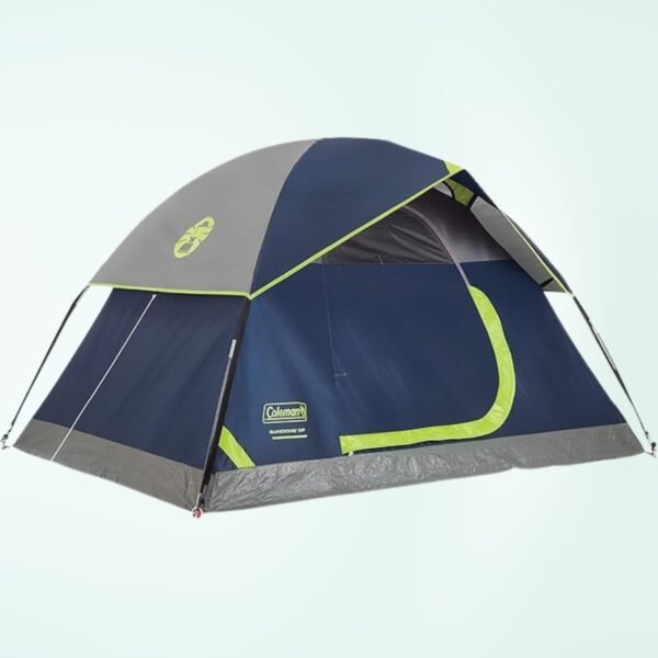 Coleman Sundome Camping Tent with Rainfly, 2/3/4/6 Person Tent Sets Up in 10 Mins