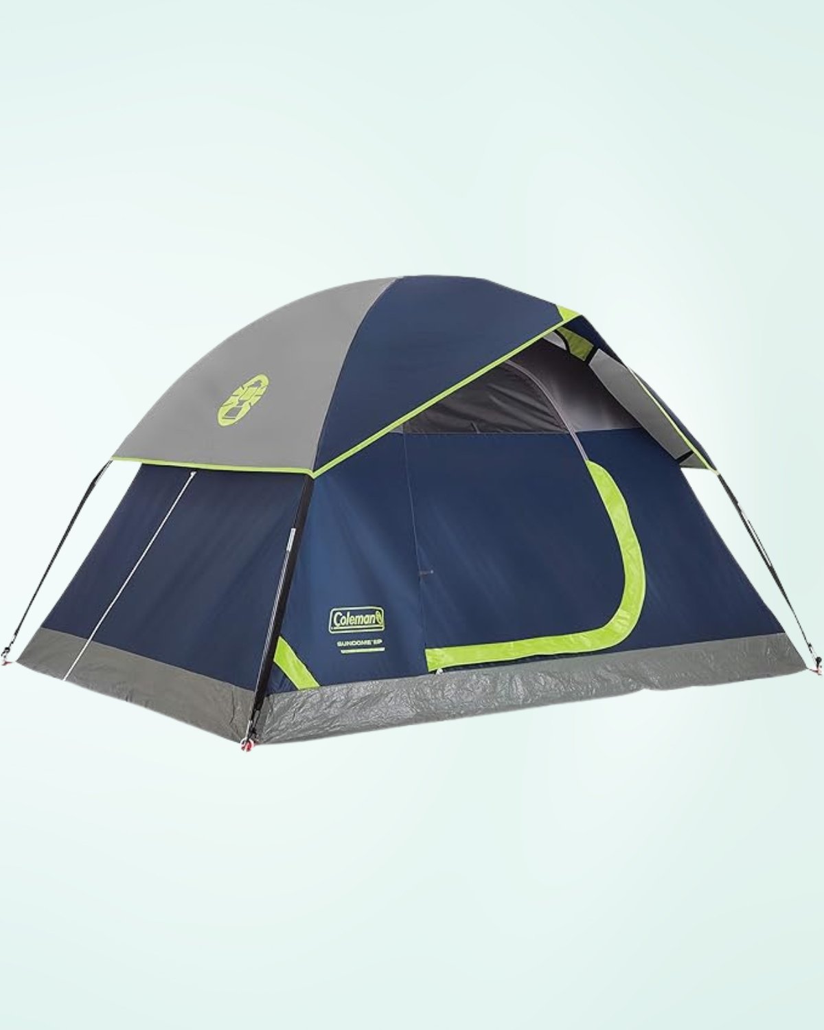 Coleman Sundome Camping Tent with Rainfly, 2/3/4/6 Person Tent Sets Up in 10 Mins