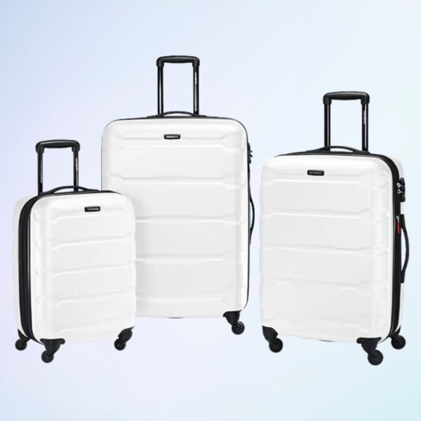 Samsonite Omni PC Hardside Expandable Luggage with Spinner Wheels, 3-Piece Set (20/24/28)