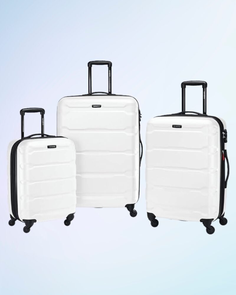 Samsonite Omni PC Hardside Expandable Luggage with Spinner Wheels, 3-Piece Set (20/24/28)